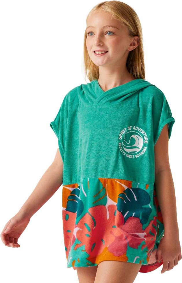 Robe kids Regatta Girls Towel Robe II Hooded Towel Robe - Chest