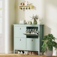 Homcom 4 Drawer Shoe with Flip Doors Shoe Rack