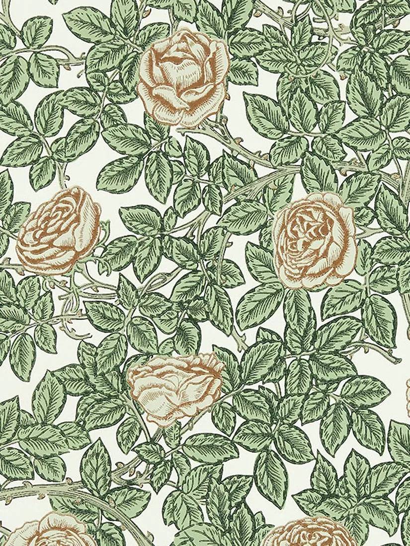 Morris & Co Rambling Rose Wallpaper