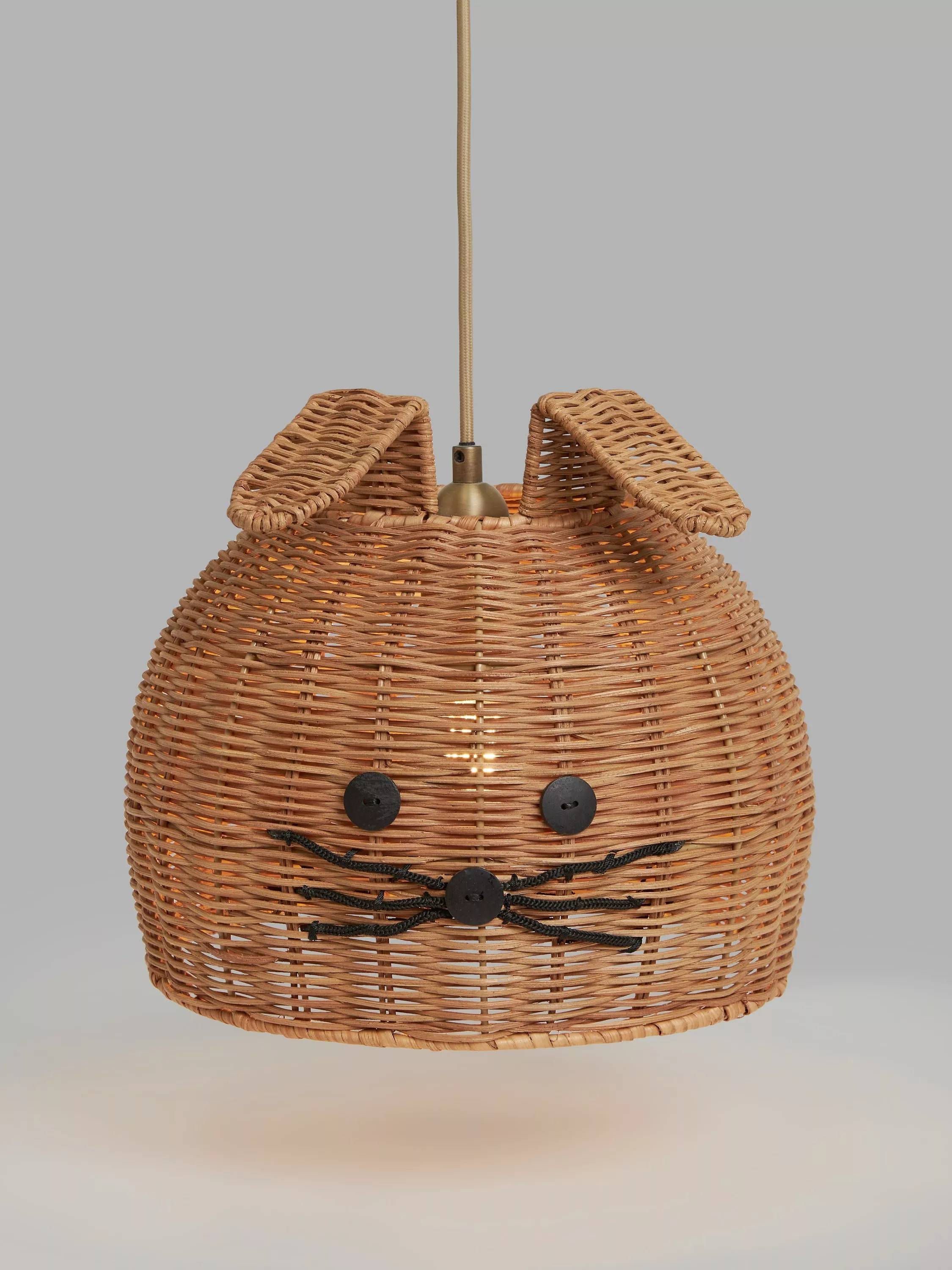 John Lewis Bunny Rattan Ceiling Shade
