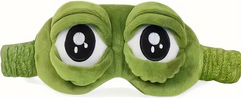 Sleep eye mask Temu Cute Frog Sleep Mask For Eye Protection