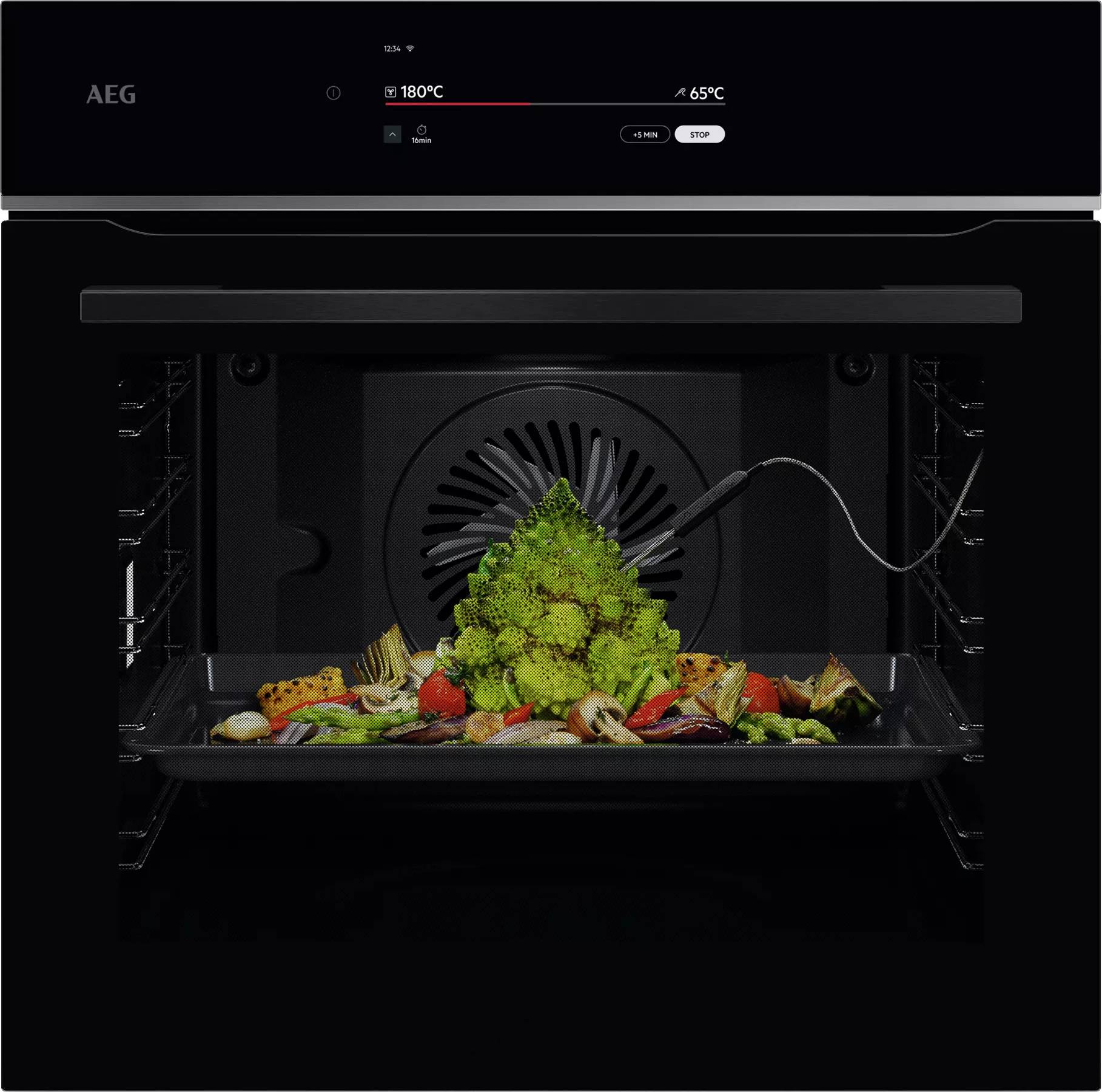 Aeg 9000 AEG Built-In Electric Single Oven TT9PB831AB