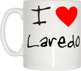 TeeTreeDesigns I Love Heart Laredo Cup & Mug