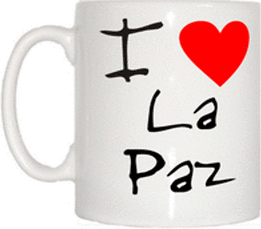 TeeTreeDesigns I Love Heart La Paz Cup & Mug