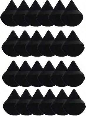 Shein Triangular Velvet Makeup Powder Puff - Facial/Eye