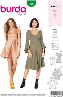 Burda Style Sewing Pattern 6205
