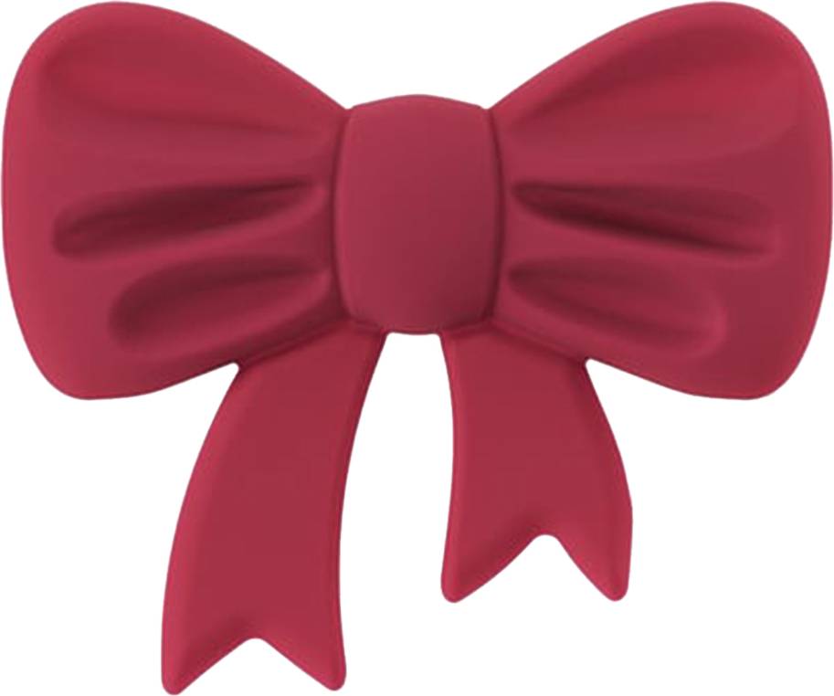 Silicone Sticker Bow Red Velvet Rouge