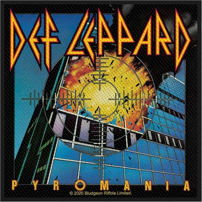 Def Def Leppard Pyromania Patch One Size Black