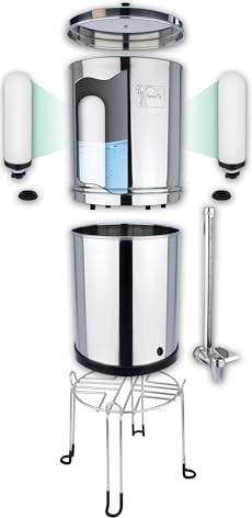 Newton 6L Gravity Powered Water Filter System