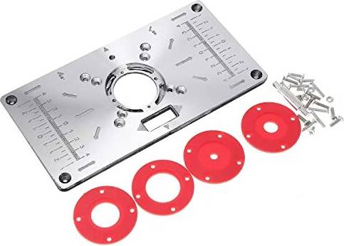 Katsu Aluminium Router Table Insert Plate