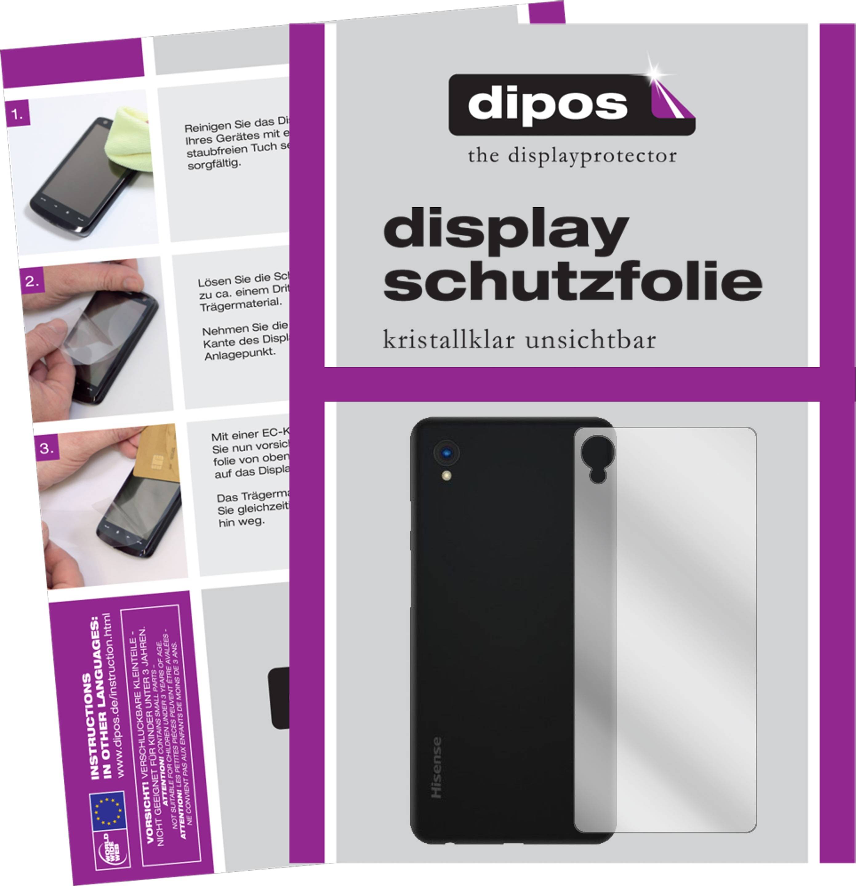 Hisense A5 Back Crystal Screen Protector