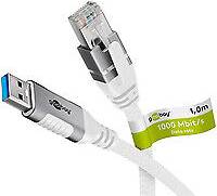 Rj45 ethernet kabel Goobay USB 3.0 til RJ45 Kabel 10 m