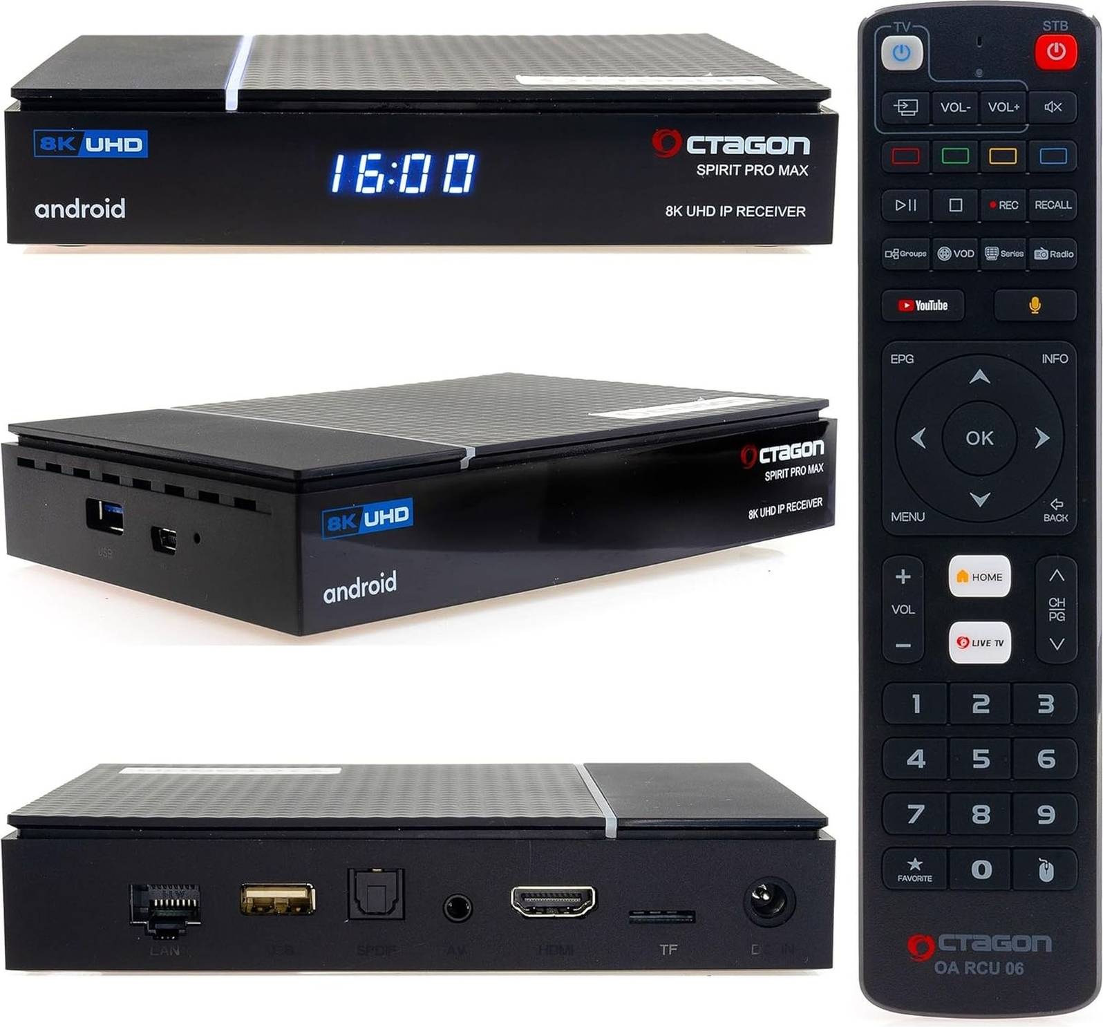 Spirit Pro Max 8k Android Tv Box