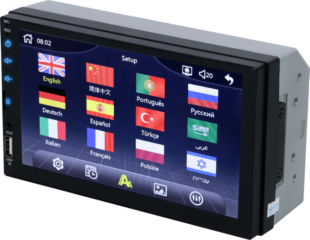 Touch screen car stereo Gravity Car 7 Inch Stereo Touch Screen Camera