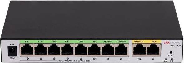 Hikvision DS-3WG210GP-SI POE Switch with Router and AP