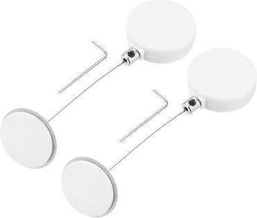 Uxcell 1.8ft Retractable Cable Security Lock 2 Pack