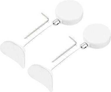 Uxcell 1.8ft Retractable Cable Security Lock 2 Pack