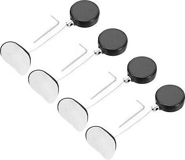 Uxcell 1.8ft Retractable Cable Security Lock 4 Pack