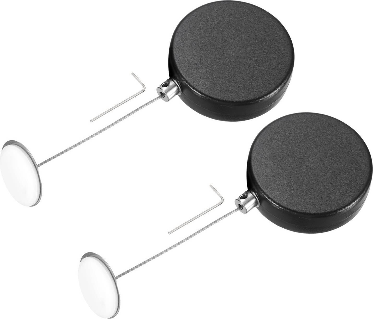 Uxcell 3.3ft Retractable Cable Security Lock 2 Pack