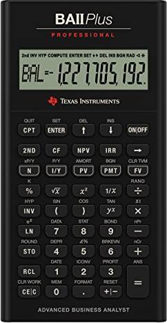 Texas Instruments BA-II Plus Professional Finanzrechner