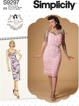 Simplicity Fringed Dress Sewing Pattern - 9297