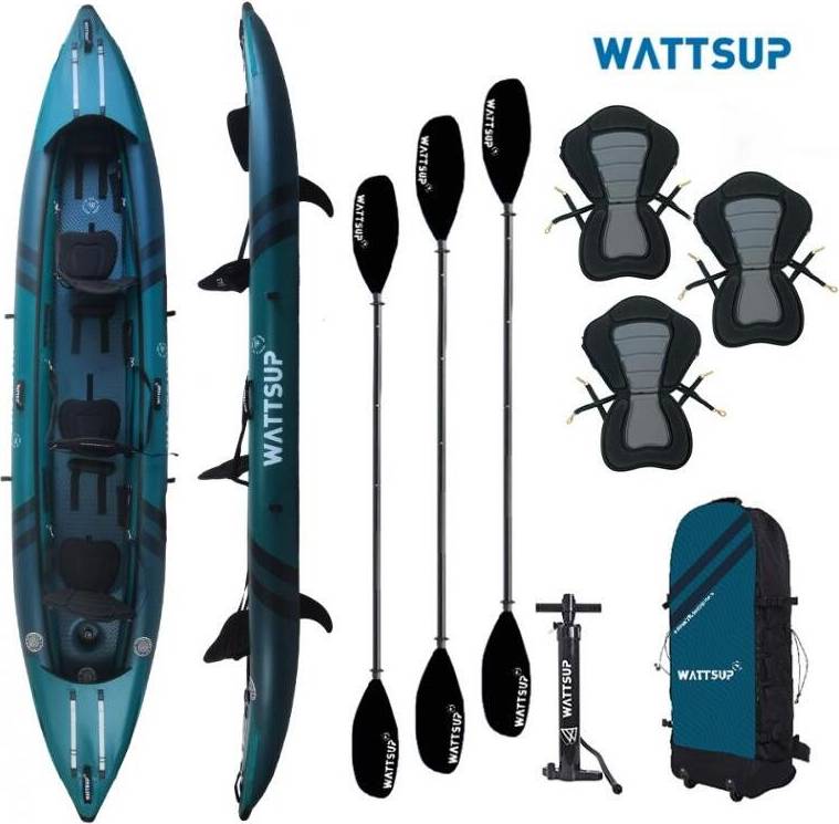 Kayak Watts up Cod 3p Inflatable Kayak Blue