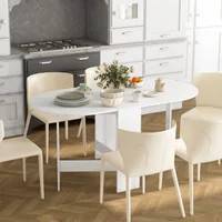 Homcom Oval - White Dining Table