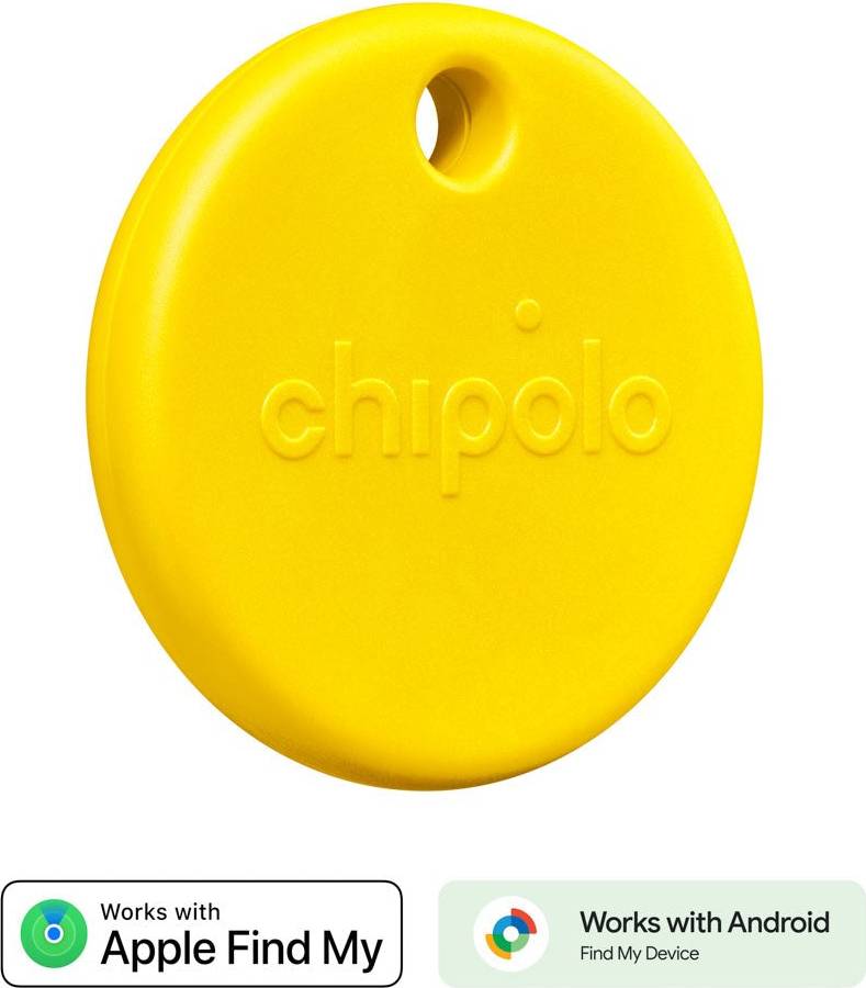 Chipolo Pop Android iOS Tracker Geel