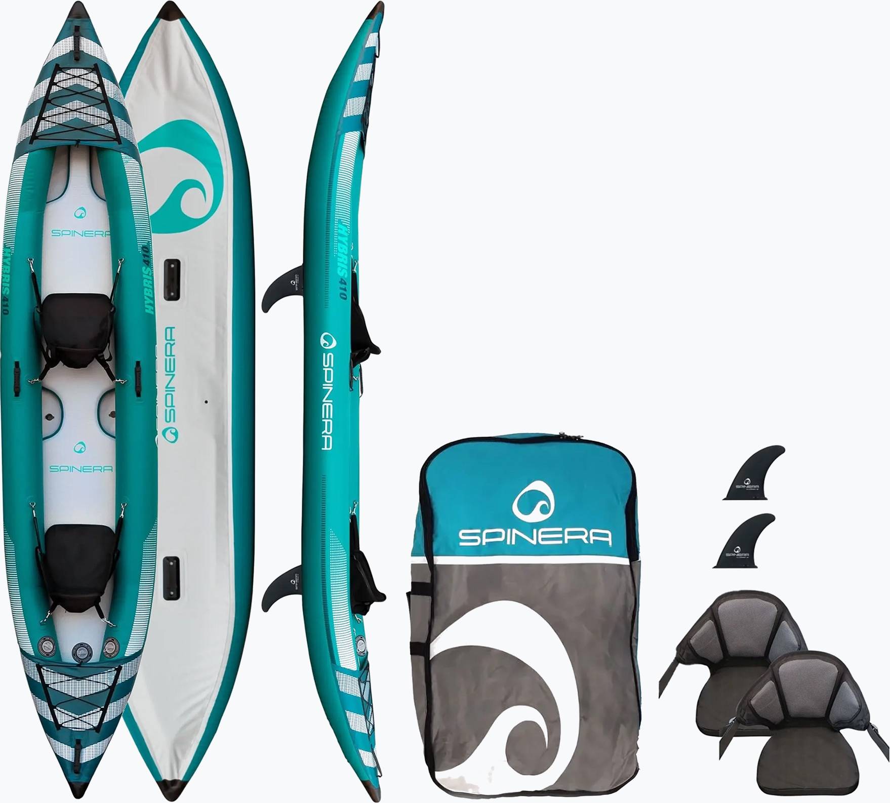 Hybris 410 Inflatable Kayak Blue