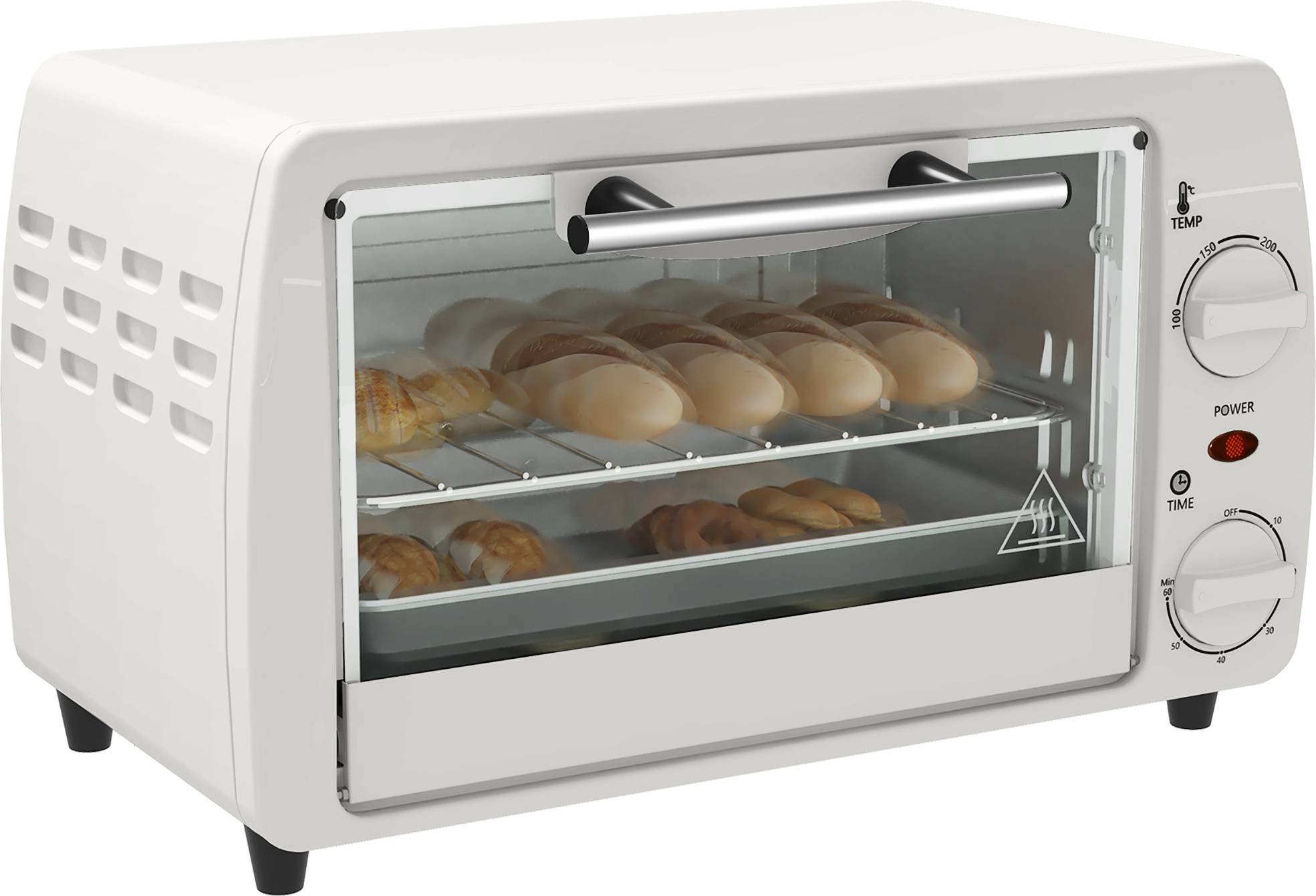 Mini backofen Homcom Mini Backofen 10 Liter 750W