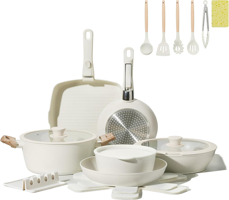 Saltverk 23 Pcs Ceramic Nonstick Cookware Set