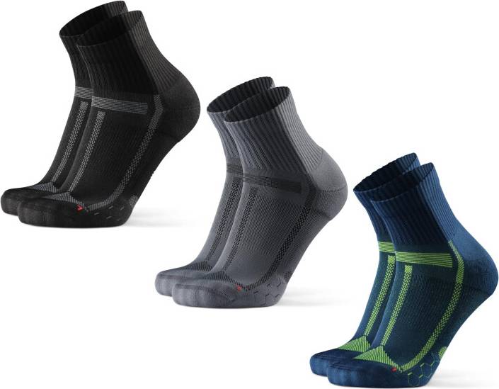 Danish Endurance Long Distance Running Socks 3-Pack - Multi Patterned