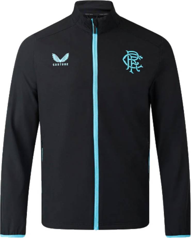 Castore Rangers Players Travel Jacket Men's Polyester