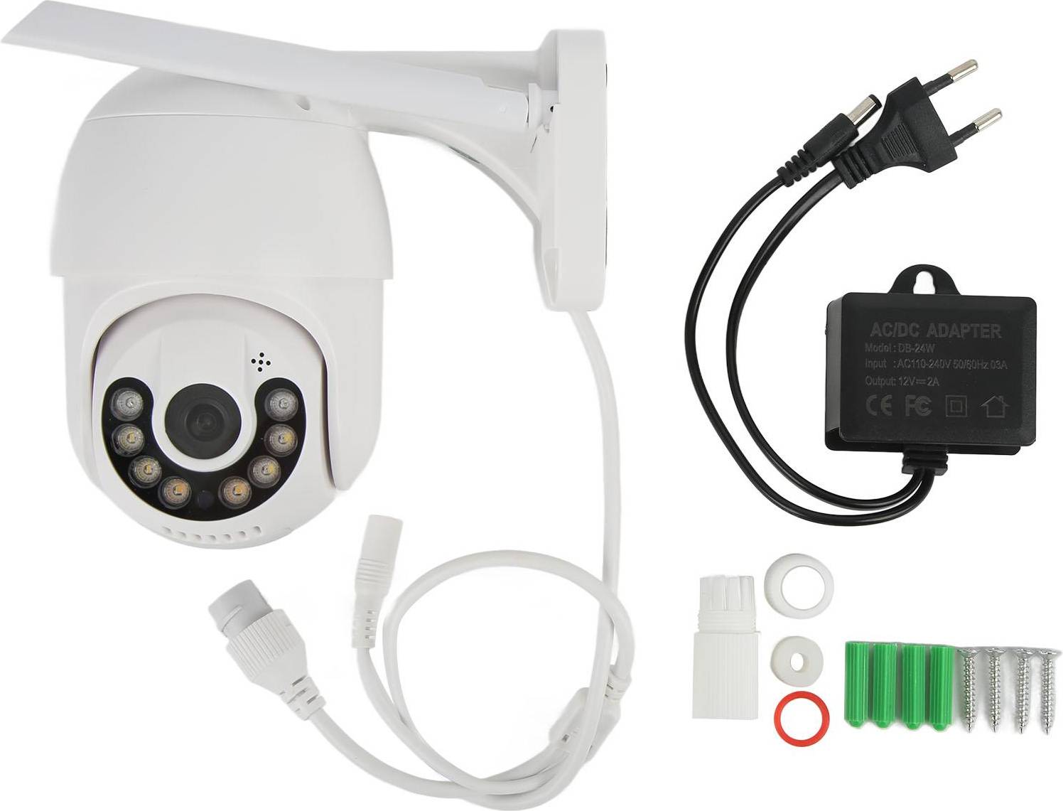 Security camera Konnwei Wifi 1080P Security Camera Waterproof Night Vision Rotation