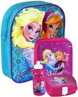 Backpack & 3PC Lunch Bag Set - Multi