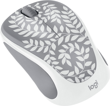 Logitech Logitech Compact Wireless Mouse Floral Gray