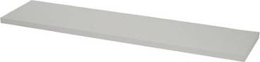 GoodHome Rigga White Rectangular Floating Wall Shelf 80cm
