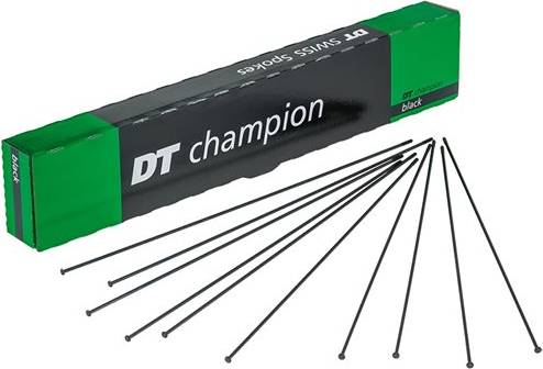 DT Swiss Eger Champion 1-ST Straightpull Rund Sort