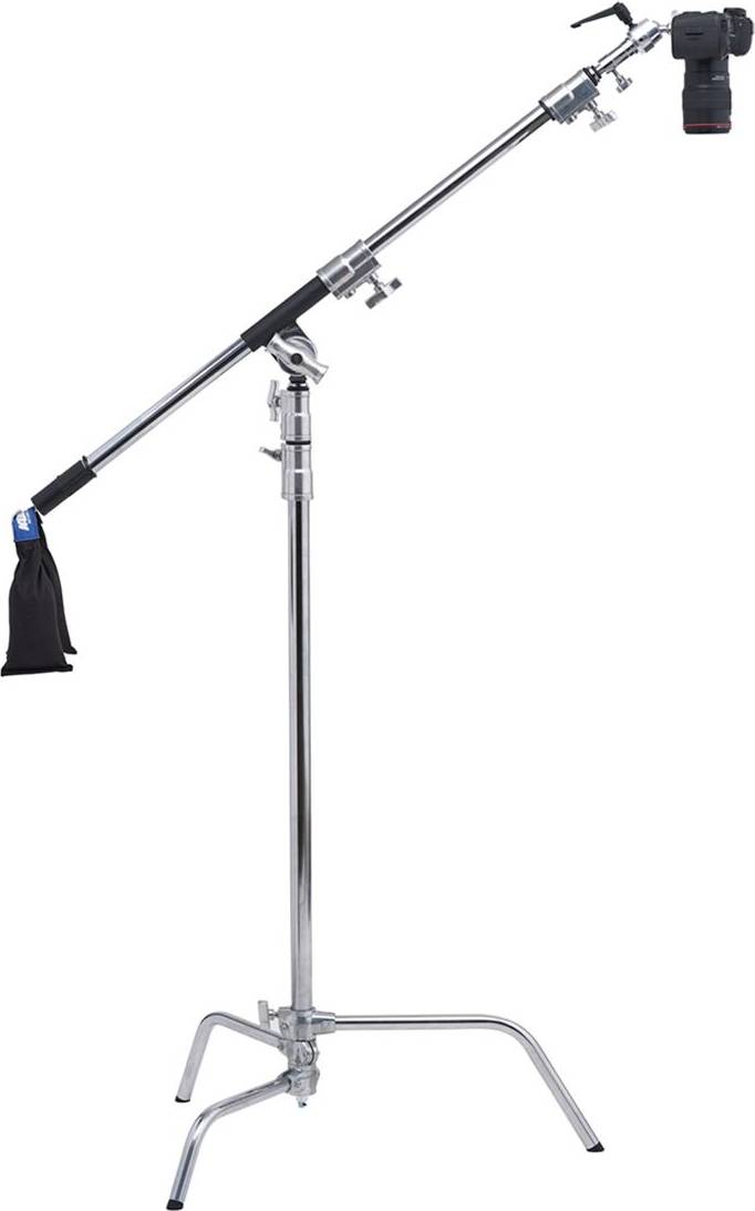 40 Inch Master C-Stand with Sliding Leg Overhead Shooting Kit