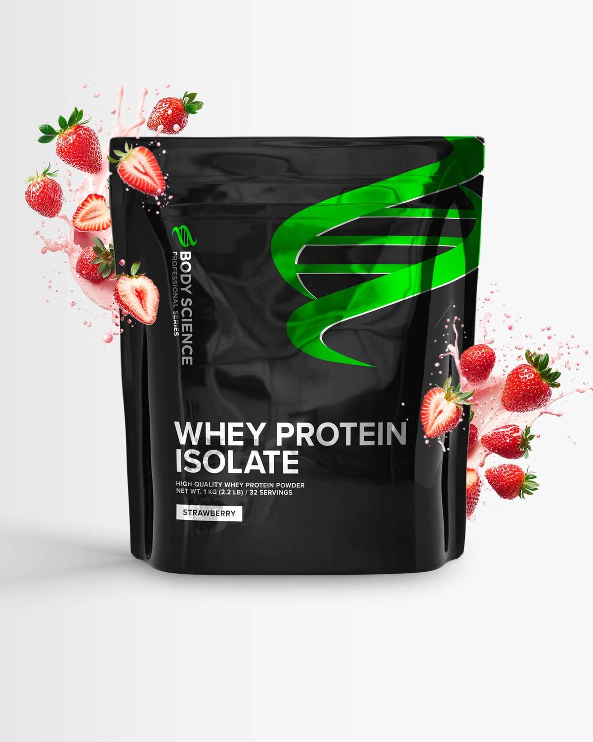 Whey protein isolate Body Science Whey Isolate Strawberry