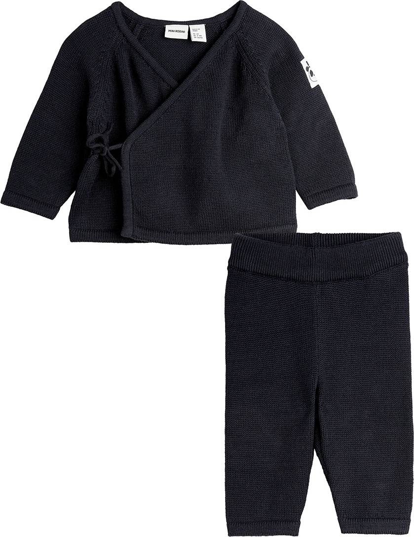 Mini Rodini Organic Striksæt - Sort