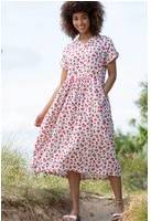 Kite Everley Organic Cotton Muslin Dress - Raspberry