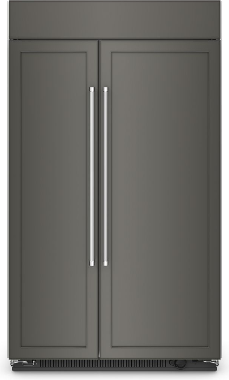 Side by side refrigerator KitchenAid 47 Inch 47 Inch Built In Counter Depth Side-by-Side Refrigerator KBSN708MPA