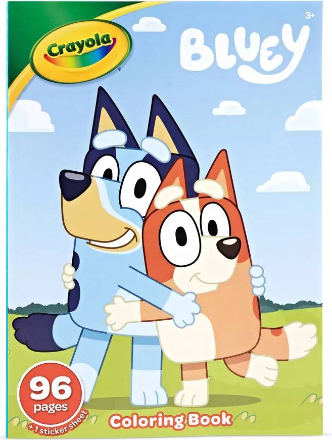 Bluey Coloring Book & Sticker Sheet