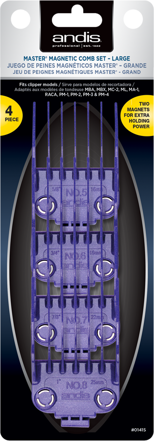 Master Dual Magnet Large 4-Comb Set