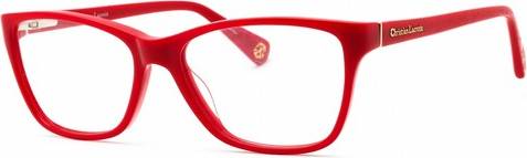 CL1075 252 54 Lunettes De Vue Femme Rouges