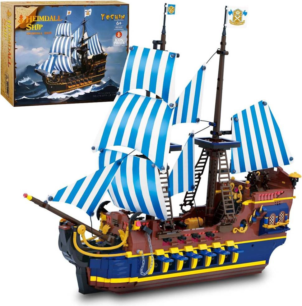 Yeshin Pirates Ship Model Building Blocks Kit
