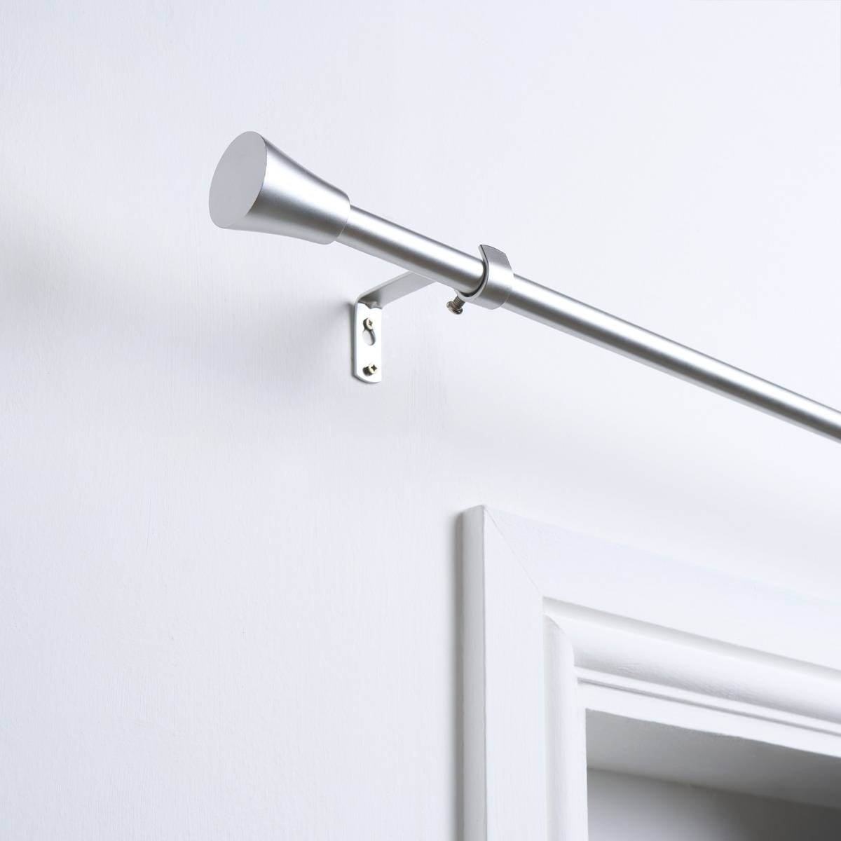 OHS Pole Extendable Finnials Trumpet End Rings Grey