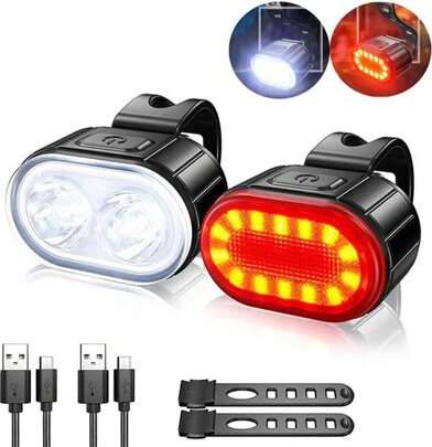 Shein USB Rechargeable Bicycle Front Light And Rear Light