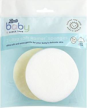 Boots Baby 2 Ultra Soft Ramer Sponges